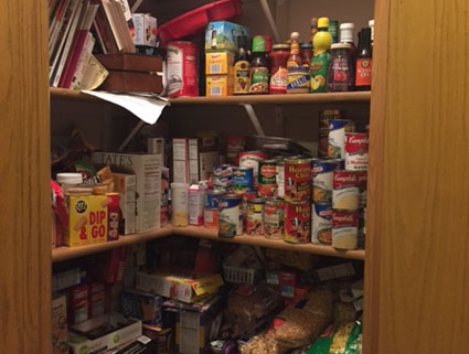 Marco Closets can turn this into an organized kitchen pantry