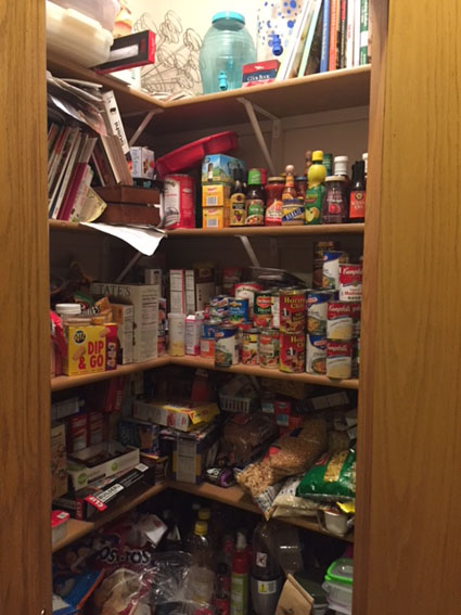 Marco Closets can turn this into an organized kitchen pantry