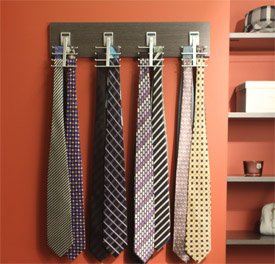 closet tie organizer